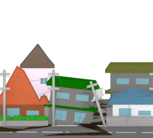 地割れのイラスト