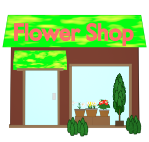 花屋のイラスト