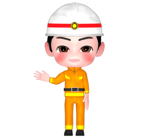案内する救急隊のイラスト