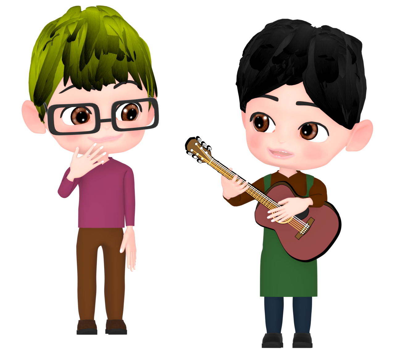 ギター教室のイラスト