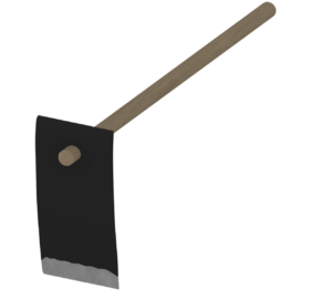 鍬のイラスト