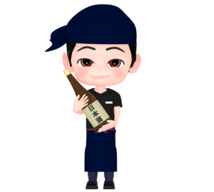 酒屋の男性のイラスト