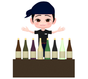 酒屋の店員のイラスト