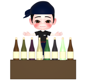 酒屋の店員のイラスト