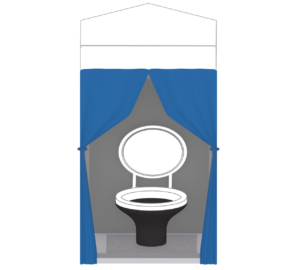 マンホールトイレのイラスト