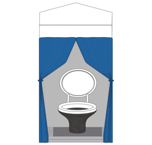 マンホールトイレのイラスト