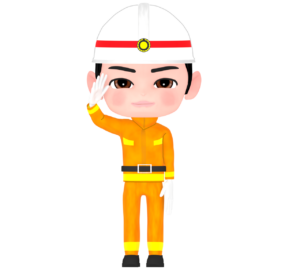 レスキュー隊のイラスト