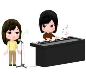 ボイストレーニングのイラスト