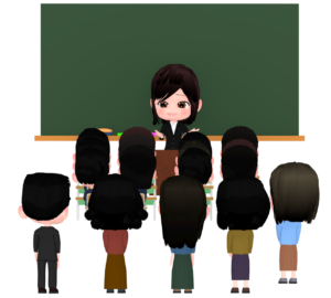授業参観のイラスト