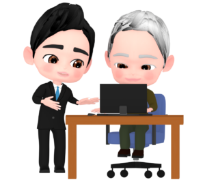 パソコン教室のイラスト