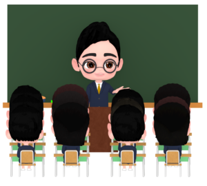 小学校の授業のイラスト