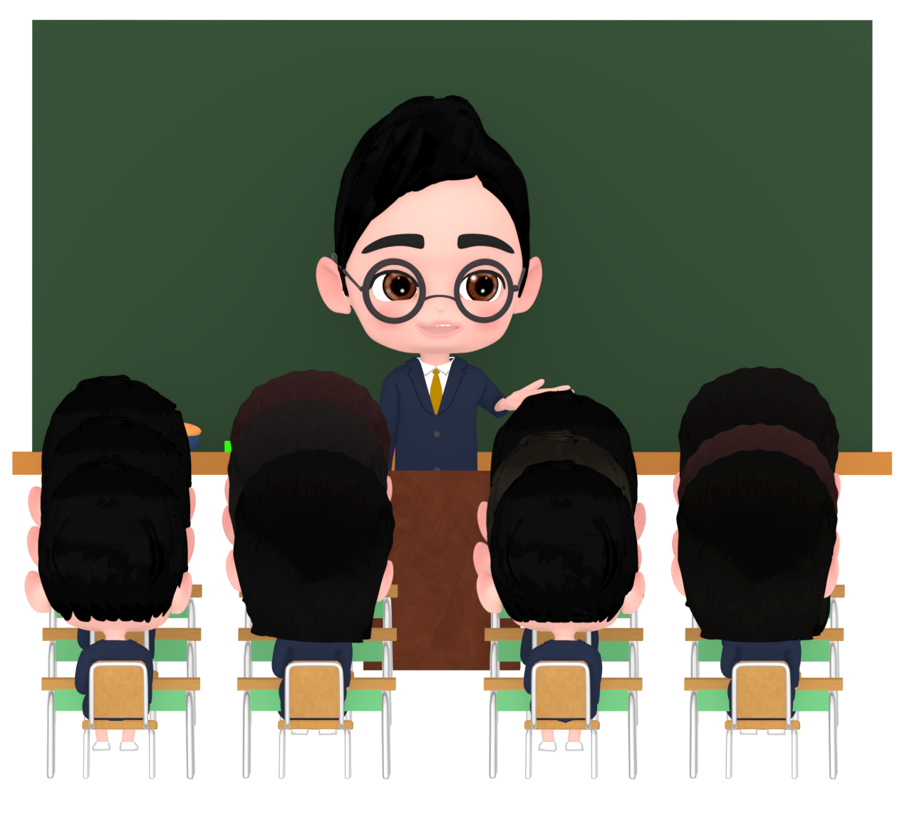 小学校の授業のイラスト