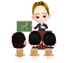英語の先生のイラスト