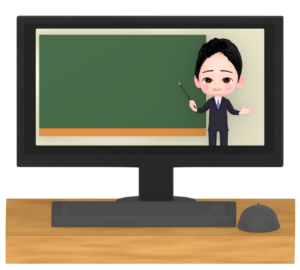 オンラインセミナーのイラスト