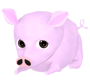 豚のかわいいイラスト
