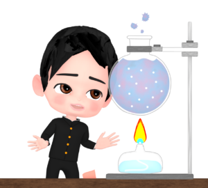 理科の実験のイラスト