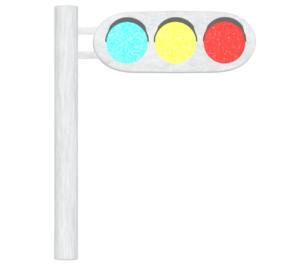 信号機のイラスト