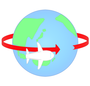 世界一周のイラスト