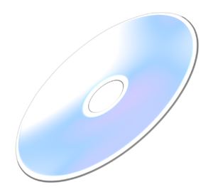 かわいいディスクのイラスト