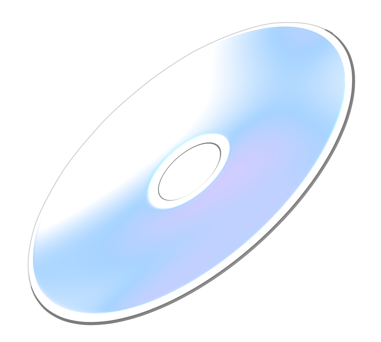 かわいいディスクのイラスト