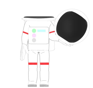 宇宙服のイラスト