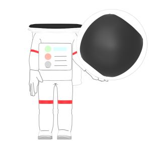 宇宙服のイラスト