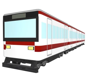 通勤電車のイラスト