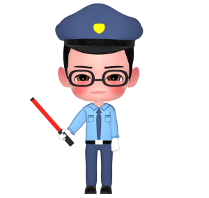 かっこいい警備員のイラスト