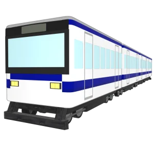 かっこいい電車のイラスト