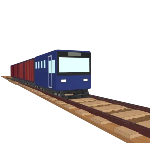 貨物列車のイラスト