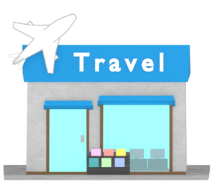 旅行代理店のイラスト