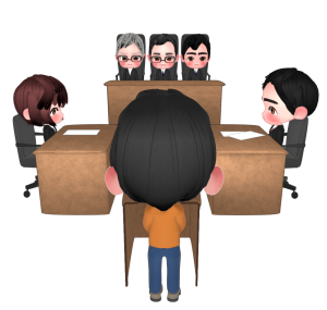 裁判のイラスト