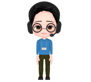 航空管制官のイラスト