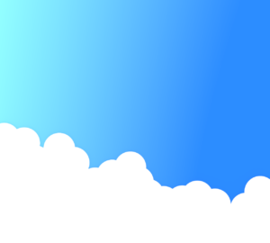 青空と雲のイラスト