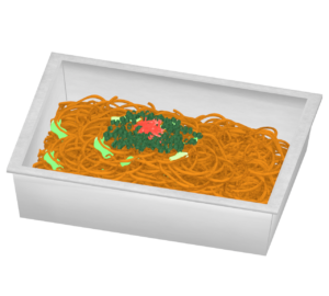カップ焼きそばのイラスト