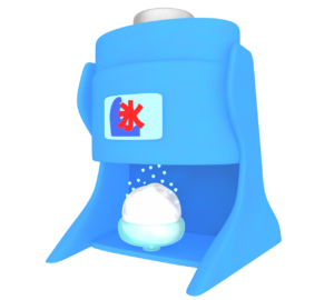 電動かき氷機のイラスト