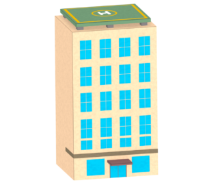 ヘリポートのイラスト