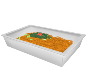 インスタント焼きそばのイラスト