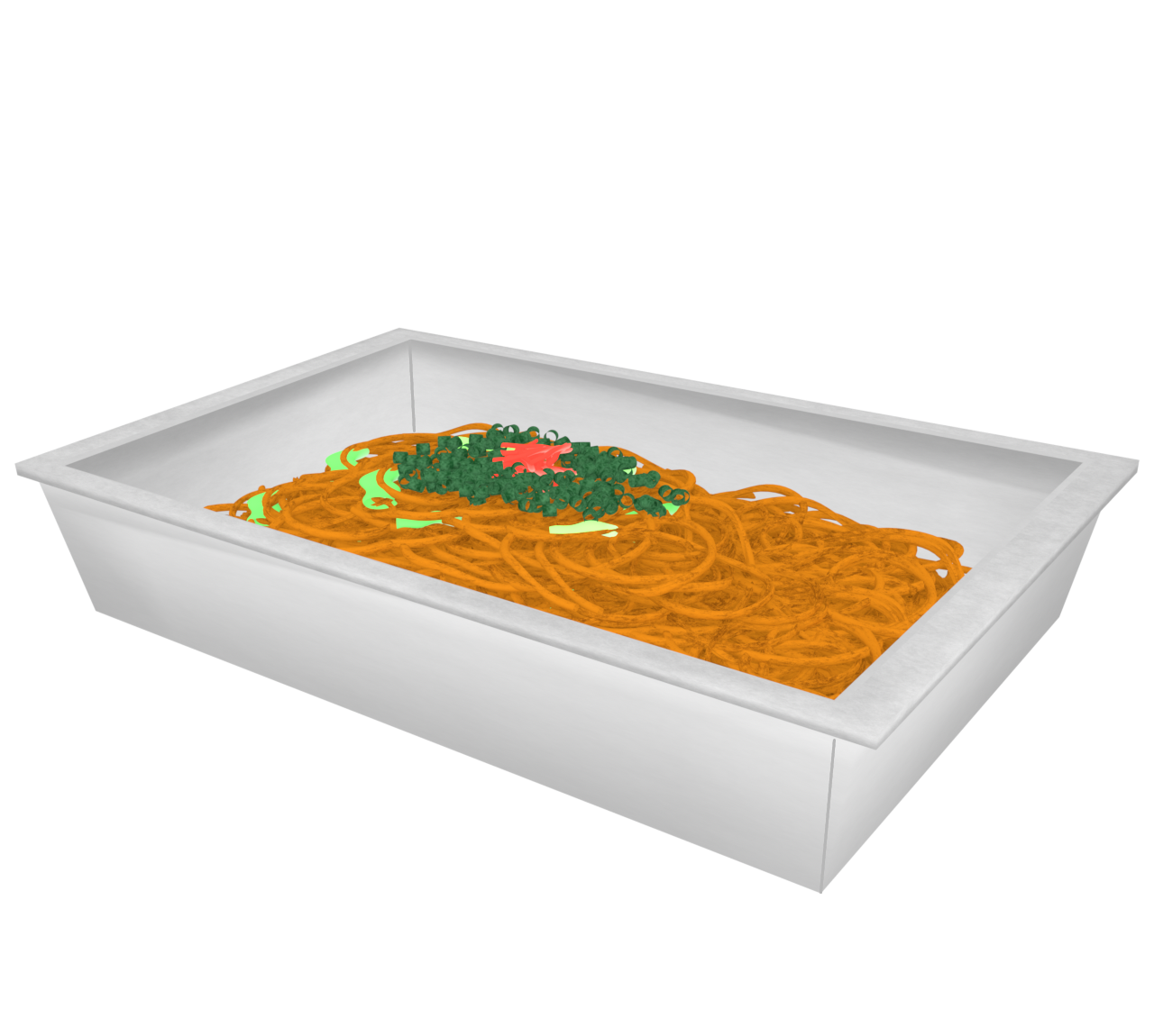 インスタント焼きそばのイラスト