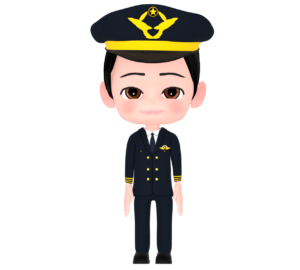 パイロットのイラスト