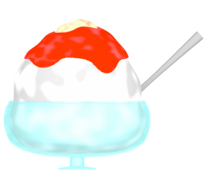 かき氷のイラスト