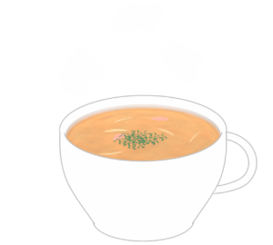 コンソメスープのイラスト