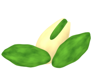 かわいいピスタチオのイラスト