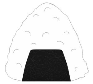 かわいいおにぎりのイラスト