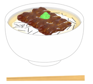 うなぎ茶漬けのイラスト