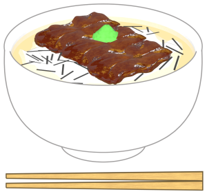 うなぎ茶漬けのイラスト