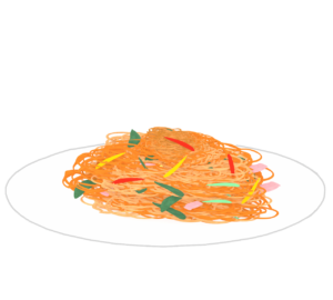 チャプチェのイラスト