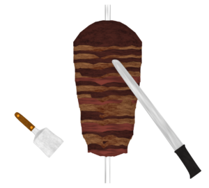 ケバブのイラスト