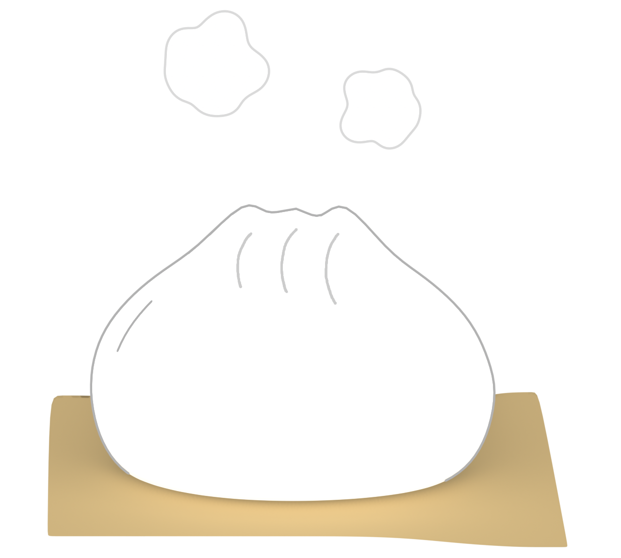 肉まんのイラスト