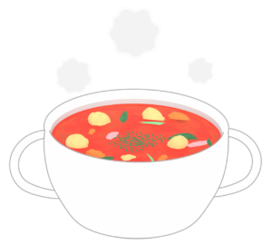 ミネストローネのイラスト